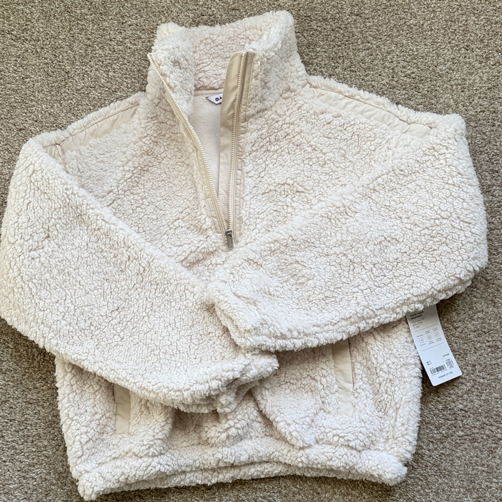 Cozy Cream Sherpa Fleece Jacket